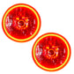 Oracle Lighting 97-06 Jeep Wrangler TJ Pre-Assembled LED Halo Headlights -Amber