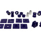 SuperPro 62-74 MG MGB Base Front Axle Bushing Kit MGB/GT/V8 Chrome Bumper Stainless Steel Hardware
