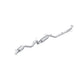MBRP 24-26 Toyota Land Cruiser 2.4L 3in Cat-Back Single Rear High-Clearance Turn Down - T304