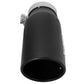 afe MACH Force-Xp Universal Exhaust Tip 3-1/2 IN Inlet x 4-1/2 IN Outlet x 12 IN L