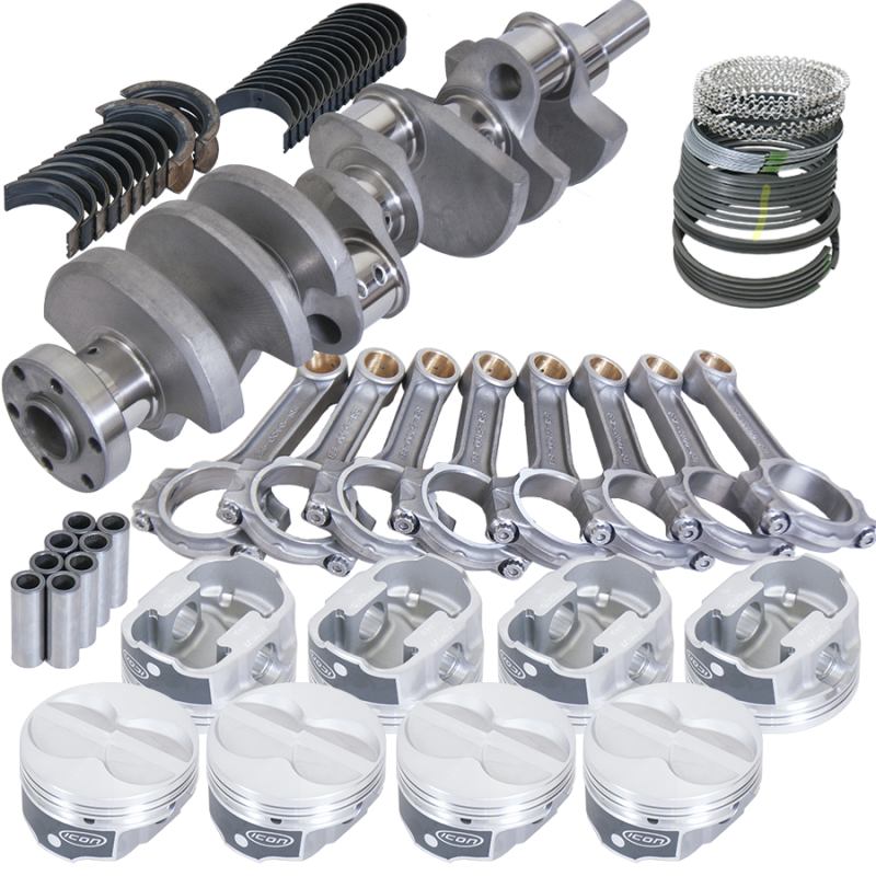Eagle Ford 289/302 3.250in Crank 5.400in I-Beam Rod -11cc Flat Top 4.000in Pistons Rotating Assembly