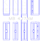 King Engine Bearings ChevrolET 173 V6 (Size +0.25mm) Main Bearing Set