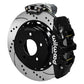 Wilwood 88-98 GM C1500 Aero4 Rear Elec. Parking Brake Kit 14in SRP Rotor 3.25in Offset - Blk