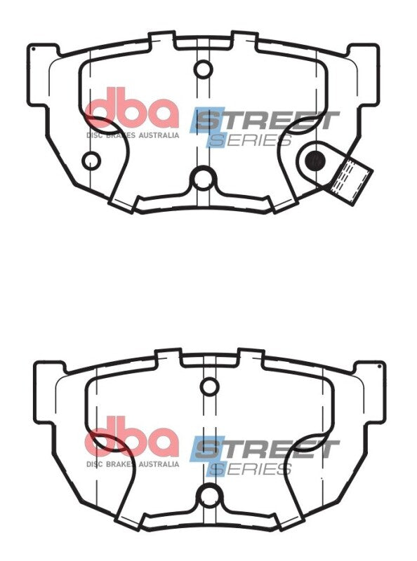 DBA 82-04 Nissan Street Series Rear Brake Pads