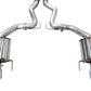 AWE 2024 Ford Mustang GT Fastback S650 RWD Touring Catback Exhaust w/ Dual Chrome Silver Tips