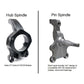 Ridetech 64-67 Chevrolet Chevelle w/ Hub Spindle & Narrowed Width (57.25in) Momentum Chassis