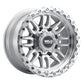 Weld Off-Road Swift 17x9in - 8x165.1 BP - ET-12 - 125.1mm CB - Gloss Silver Machined Wheel & Ring