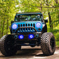 Oracle 07-17 Jeep Wrangler LED Fog Light Halo Kit - Blue