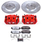 Power Stop 12-14 Honda Ridgeline Front Z36 Truck & Tow Kit w/Cals