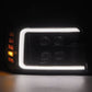 AlphaRex 92-96 Ford F-Series/Bronco NOVA-Series LED Proj Headlight Alpha-Bk w/Actv Light SS & SBDRL