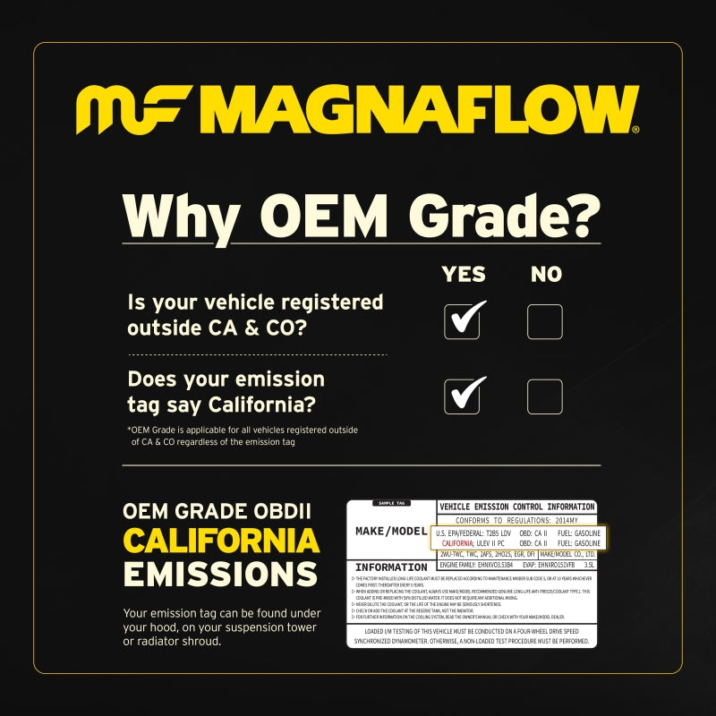 Magnaflow 22-23 Ford F-150 2.7L Left OEM Direct Fit Converter
