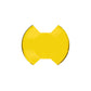 KC HiLiTES SlimLite 8in. LED Light Shield SAE Driving (Shield Only) - Selective Yellow