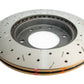 DBA 8/83-89 Toyota Land Cruiser Front Slotted & Cross Drilled 4000 XS Series Rotor