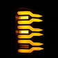 AlphaRex 07-14 Chevrolet Silverado 1500/2500HD/3500HD Luxx-Series LED Tail Lights Blk w/Smoked Lens