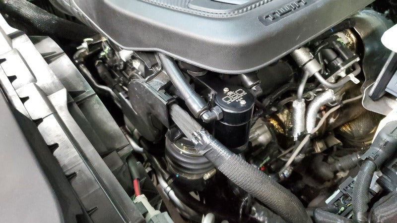 J&L 22-25 Jeep Wagoneer 3.0 Driver Side Oil Separator-Black