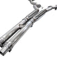 AWE 2024 Ford Mustang GT Fastback S650 RWD Track Edition Catback Exhaust w/ Dual Chrome Silver Tips