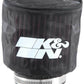 K&N Black DryCharger Round Straight Air Filter Wrap 4.5in ID x 4in H