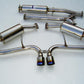 Invidia 03-04 Mini Cooper S 60mm (80mm tip) Titanium Tip Cat-back Exhaust *OVERSIZE SHIPPING*