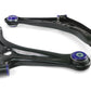 SuperPro 2011-2019 Ford Fiesta S Front Lower Control Arm Set w/ Bushings (+Caster)