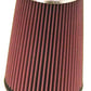 K&N Universal ChromeRound Tapered Air Filter 3in Flange ID / 6in Base OD / 4.5in Top OD / 8in Height