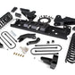 Zone Offroad 2019 Ram 3500 4.5in Radius Arm Brkt 2in Rr Block w/ Overload 8-Bolt T-Case Nitro Shocks