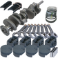 Eagle Ford 460 4.300in Crank 6.800in I-Beam Rods -3cc Flat Top 4.440in Pistons Rotating Assembly