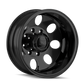 ION Type 167 20x8.25 / 8x200 BP / High Offset / 142mm Hub Gloss Black Wheel