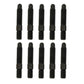 Moroso Bullet Nose Black OX Studs - 1/4-20 X 1/4-28 X 1.5 Long (10 Pack)