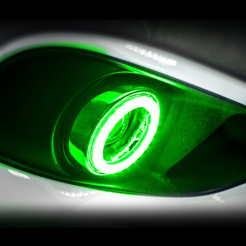 Oracle 05-08 Pontiac GTO Surface Mount LED Fog Light Halo Kit - Green