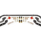 BMR 64-67 GM A-Body 1.25in Hollow 2-Hole Adjustable Front Sway Bar Kit - Black Hammertone