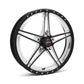 Race Star 63 Pro Forged 17x3.5 Lug Mount 5x4.75 BC / 2.00 BS Wheel - Black Anodized/Machined