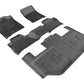 3D MAXpider 2015-2020 Chevrolet Suburban Kagu 1st & 2nd & 3rd Row Floormats - Black