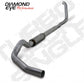 Diamond Eye KIT 5in TB SGL SS: 00-03 FORD 7.3L F250/F350