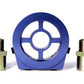 BLOX Racing Oil Filter Block Adapter Oil Pressure / Oil Temperature Blue with Adapters