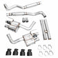 AWE 2024 Ford Mustang GT Fastback S650 RWD SwitchPath Catback Exhaust w/ Quad Diamond Black Tips