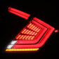 AlphaRex 16-21 Honda Civic Hatchback / Type-R FK8 Nova-Series LED Tail Lights - Clear Smoke