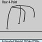 Cusco Chromoly Reg. Capacity 4pt Roll Cage Nissan R33 (S/O/No Cancel) CUSCO BLUE
