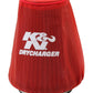 K&N Red Drycharger 5.25in x 3in Round Tapered Air Filter Wrap