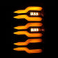 AlphaRex 07-13 Chevrolet Silverado 1500 (Ex. Hybrid Models) LUXX-Series LED Tail Lights Alpha-Black