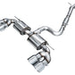 AWE MK8 Volkswagen Golf R Touring Edition Exhaust - Chrome Silver Tips