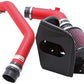 K&N 08-09 Mitsubishi Evo X Wrinkle Red Typhoon Short Ram Intake