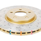DBA 01-10 Chrysler PT Cruiser Front 4000 Series Drilled & Slotted Rotor