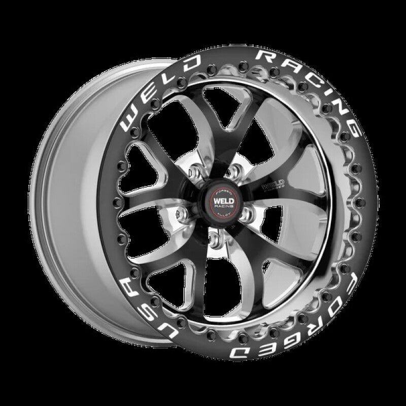 Weld 15x8 Black S76 5x4.75 4.5 BS Black SBL MT