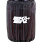K&N Air Filter Wrap Drycharger - Round Straight - Black for Polaris Ranger