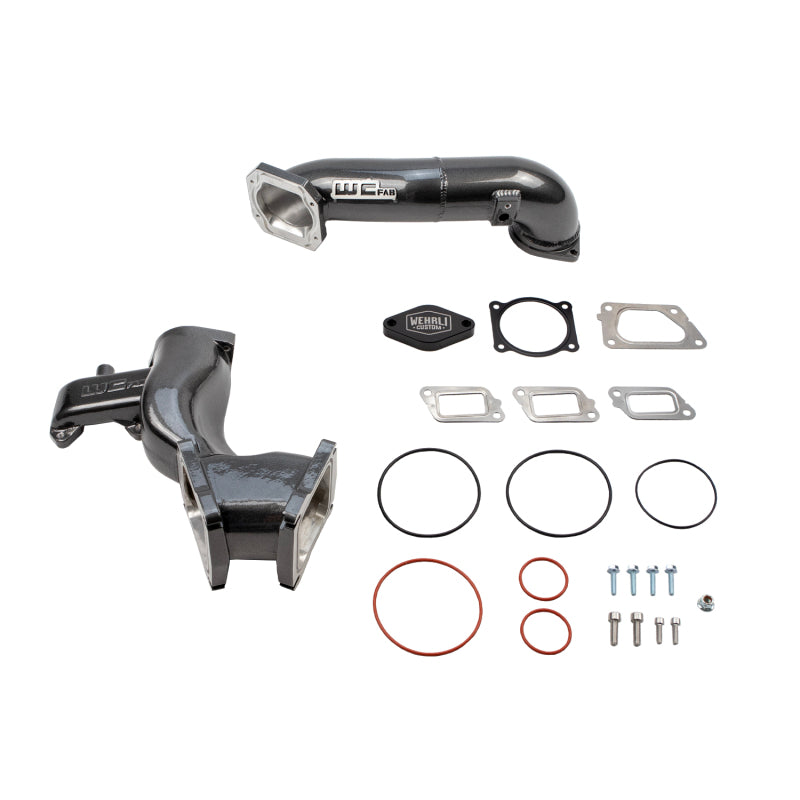 Wehrli 11-16 Chevrolet 6.6L LML Duramax High Flow Y-Bridge Kit - Sparkle Copper