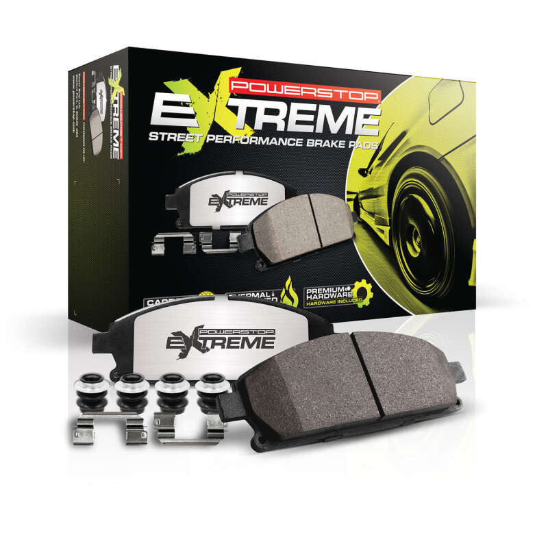 Power Stop 20-21 Tesla Y Front Z26 Street Brake Pad w/Hardware