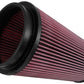 K&N Filter Universal Rubber Filter 6inch Flg 7-1/2inch B / 5-1/8inch T / 11-5/8in T