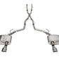 Corsa 11-23 Dodge Durango Xtreme 2.5in Cat-Back Dual Rear Exit w/ Single 4.5in Polished Tips
