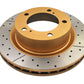 DBA 07+ Toyota Landcruiser 200 Series Front Drilled & Slotted Street Series Rotor