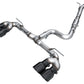 AWE MK8 Volkswagen Golf R 3in Track Edition Quad Exhaust - Diamond Black Tips